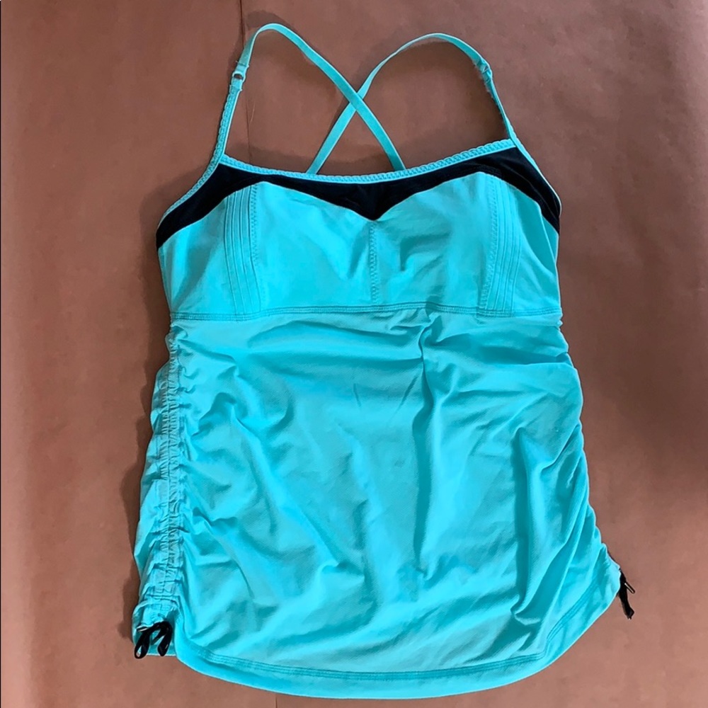 Lululemon tank, size 10, light teal color